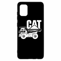 Чехол для Samsung A31 CAT logo and truck - PrintSalon