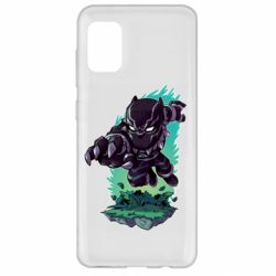 Чехол для Samsung A31 Cute Black panther - PrintSalon