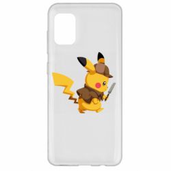 Чехол для Samsung A31 Cute Detective Pikachu - PrintSalon