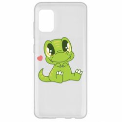 Чехол для Samsung A31 Cute dinosaur - PrintSalon