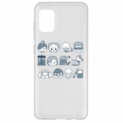 Чехол для Samsung A31 Doctor who icons - PrintSalon