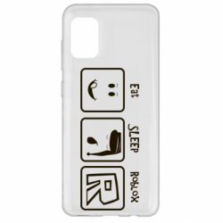 Чохол для Samsung A31 Eat Sleep Roblox - PrintSalon