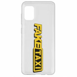 Чехол для Samsung A31 Fake taxi logo 2 - PrintSalon