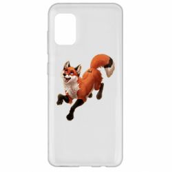 Чехол для Samsung A31 Fox in flight - PrintSalon