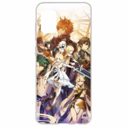 Чехол для Samsung A31 Genshin Impact Characters
