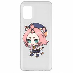 Чехол для Samsung A31 Genshin Impact chibi Diona