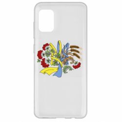Чохол для Samsung A31 Герб колоски і калина - PrintSalon