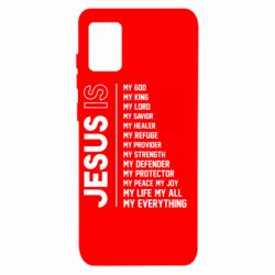 Чехол для Samsung A31 Jesus is - PrintSalon