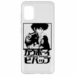 Чехол для Samsung A31 Ковбой Бибоп с ружьем - PrintSalon