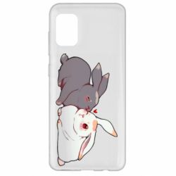 Чехол для Samsung A31 Кролики Вэй и Лань - PrintSalon