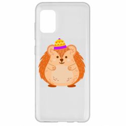 Чехол для Samsung A31 Little hedgehog in a hat - PrintSalon