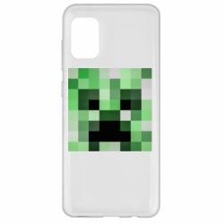 Чехол для Samsung A31 Minecraft minimalist Creeper - PrintSalon