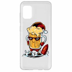Чехол для Samsung A31 New Year's beer - PrintSalon