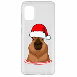 Чехол для Samsung A31 Новогодняя капибара - PrintSalon
