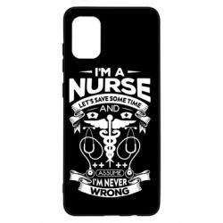 Чехол для Samsung A31 Nurse I'm Never Wrong - PrintSalon