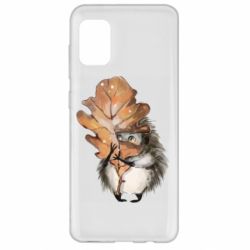 Чехол для Samsung A31 Осенний ежик - PrintSalon