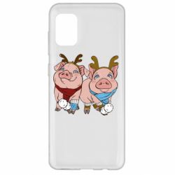 Чехол для Samsung A31 Pigs - PrintSalon