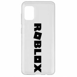 Чехол для Samsung A31 Roblox inscription - PrintSalon