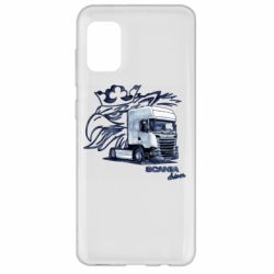 Чехол для Samsung A31 Scania watercolor art - PrintSalon