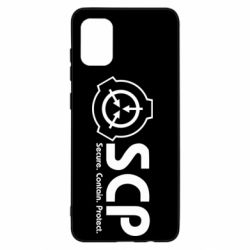 Чохол для Samsung A31 SCP logo text - PrintSalon