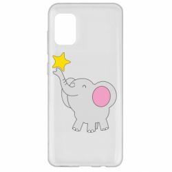 Чехол для Samsung A31 Слон со звездочкой - PrintSalon