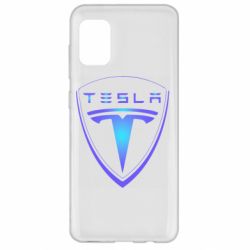 Чехол для Samsung A31 Tesla logo gradient - PrintSalon