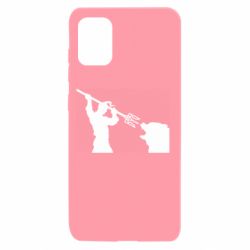 Чехол для Samsung A31 Тризубом по морде - PrintSalon