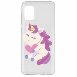 Чехол для Samsung A31 Unicorn with love - PrintSalon