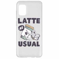 Чехол для Samsung A31 Usual milk - PrintSalon