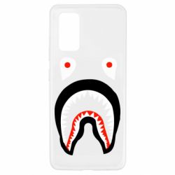 Чехол для Samsung A32 4G Bape shark logo - PrintSalon