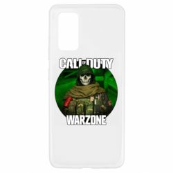 Чехол для Samsung A32 4G Call of duty Warzone ghost green background - PrintSalon