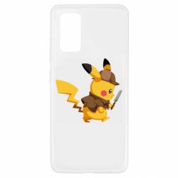 Чехол для Samsung A32 4G Cute Detective Pikachu - PrintSalon