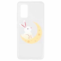 Чехол для Samsung A32 4G Cute rabbit on the moon - PrintSalon