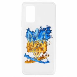 Чехол для Samsung A32 4G Горящий гербу Украины - PrintSalon