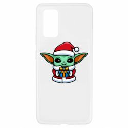 Чехол для Samsung A32 4G Grogu Santa Claus - PrintSalon