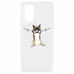 Чехол для Samsung A32 4G Grumpy Cat On The Rope - PrintSalon