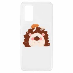 Чехол для Samsung A32 4G Hedgehog with mushrooms - PrintSalon