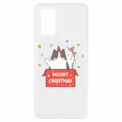 Чехол для Samsung A32 4G Meowy Christmas ( present box ) - PrintSalon