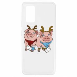 Чехол для Samsung A32 4G Pigs - PrintSalon