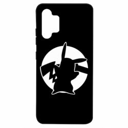 Чехол для Samsung A32 4G Pikachu silhouette - PrintSalon
