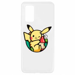Чехол для Samsung A32 4G Pikachu with ketchup - PrintSalon