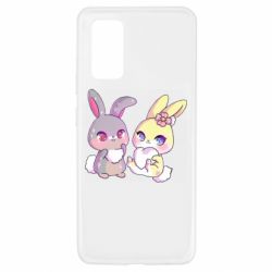 Чехол для Samsung A32 4G Rabbits In Love - PrintSalon