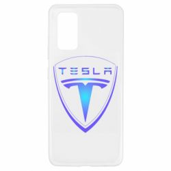 Чехол для Samsung A32 4G Tesla logo gradient - PrintSalon
