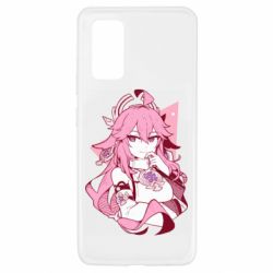Чехол для Samsung A32 4G Yae Miko portrait - PrintSalon