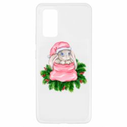 Чехол для Samsung A32 4G Заяц Новогодний - PrintSalon