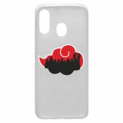 Чехол для Samsung A40 Akatsuki Members Red Cloud - PrintSalon