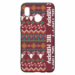 Чохол для Samsung A40 Be Happy - Deers Pattern - PrintSalon