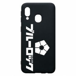 Чехол для Samsung A40 Blue Lock logo - PrintSalon