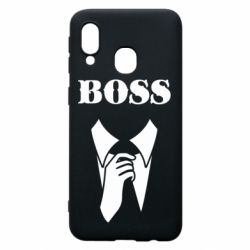 Чехол для Samsung A40 Boss Costume - PrintSalon