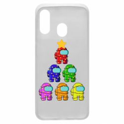 Чохол для Samsung A40 Christmas Tree Among Us - PrintSalon